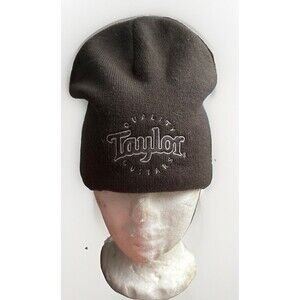 Taylor Guitars Knit Embroidered Logo Beanie Brown